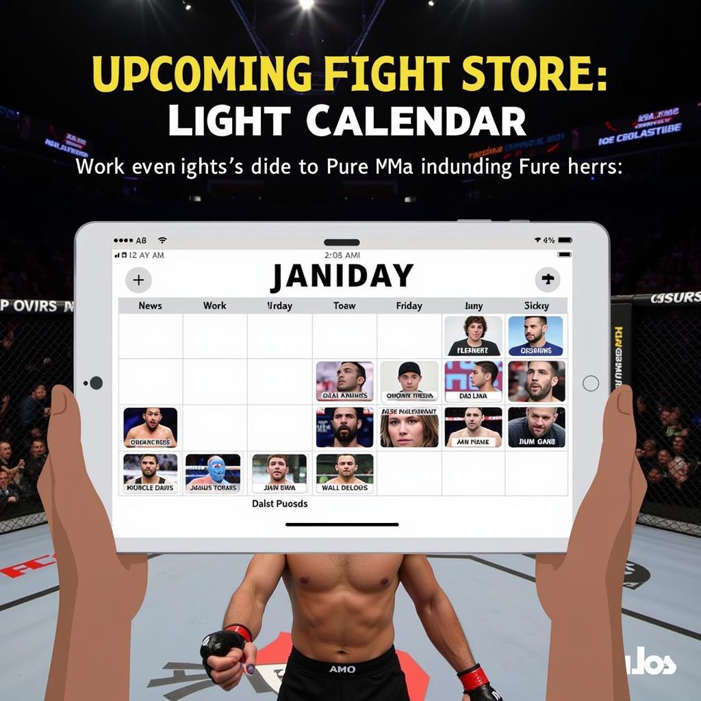 Pure MMA Schedule Calendar