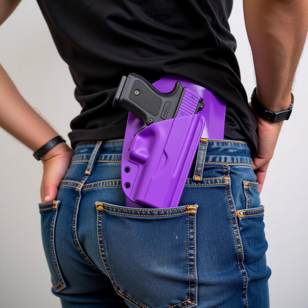 Purple Kydex IWB Holster