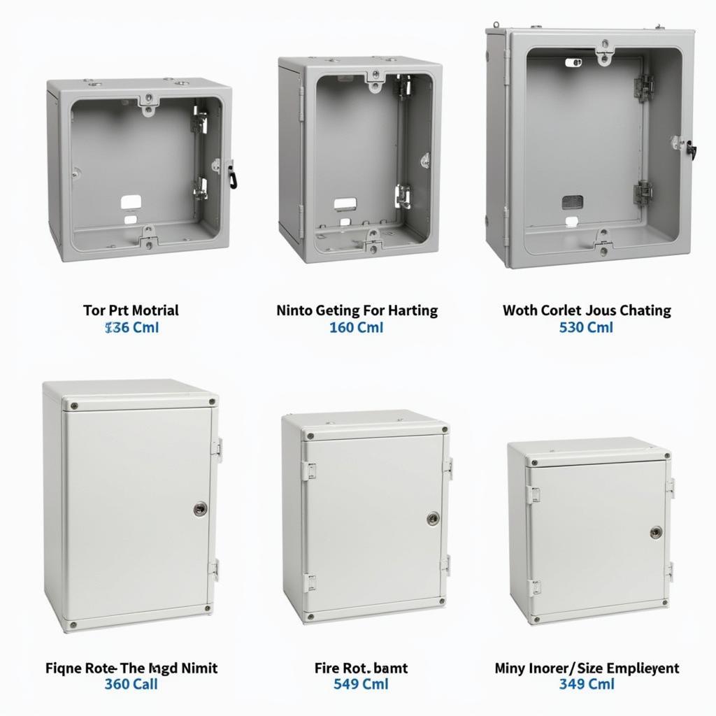 Types of Red Dot Electrical Boxes