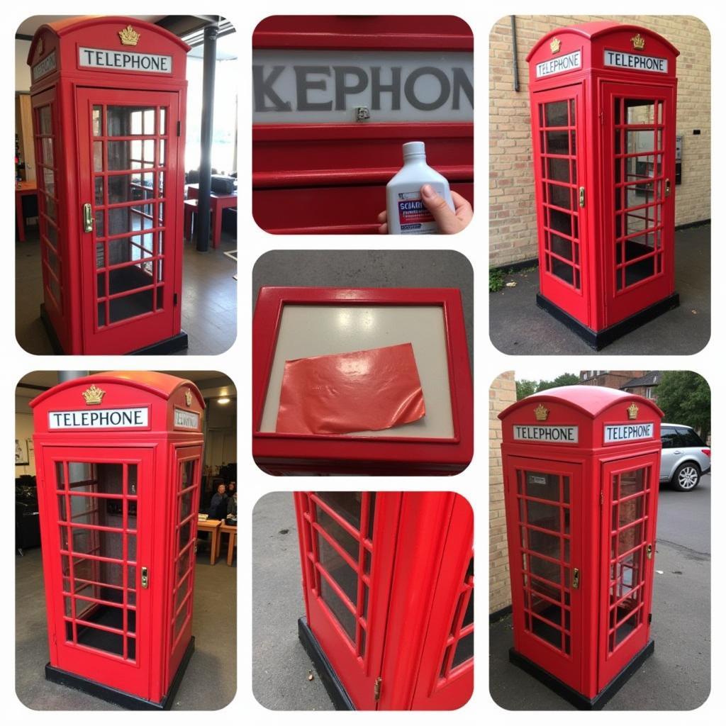 Restoring and Maintaining a London Telephone Booth Cabinet for Longevity