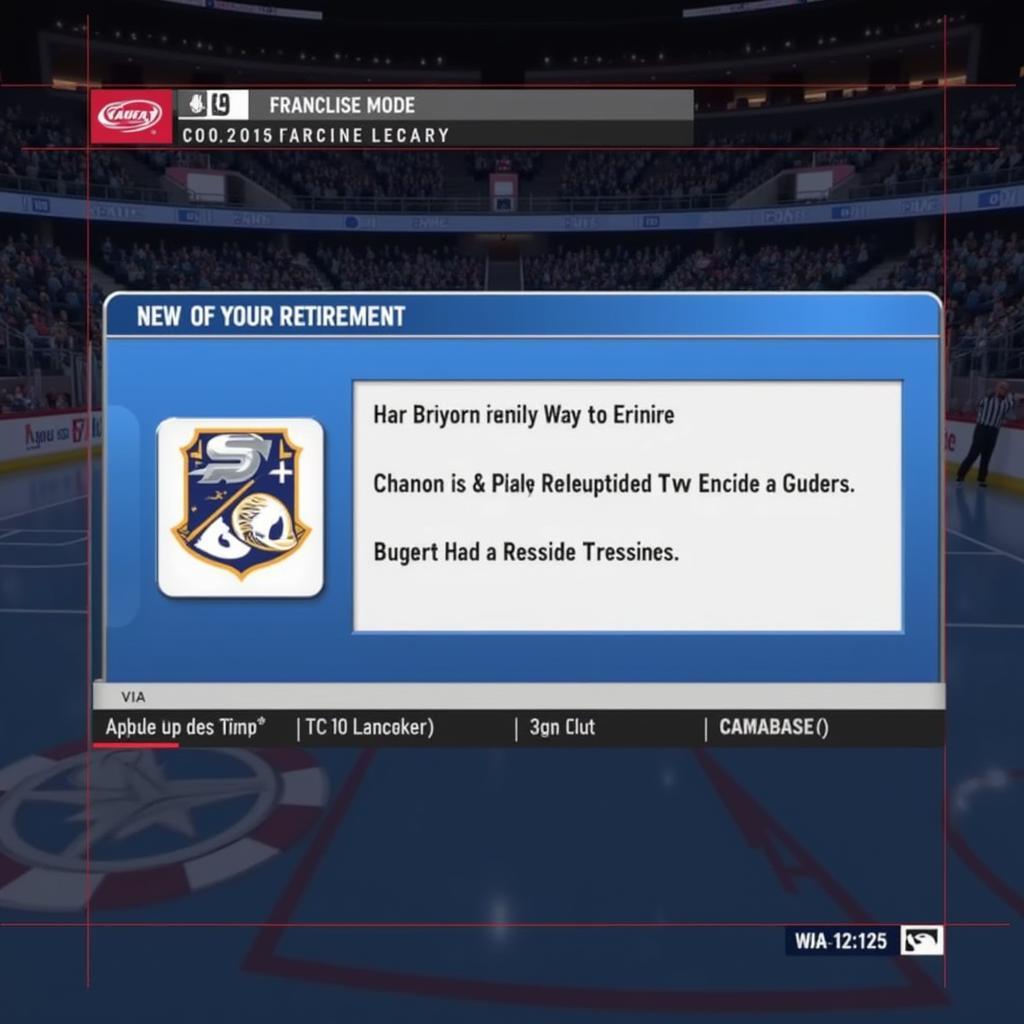 Retiring a Player in Franchise Mode