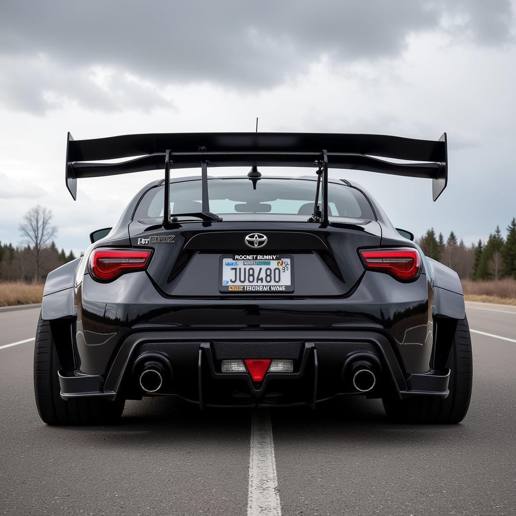 Rocket Bunny BRZ Rear View