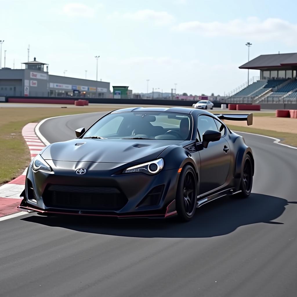 Rocket Bunny Scion FR-S on Track