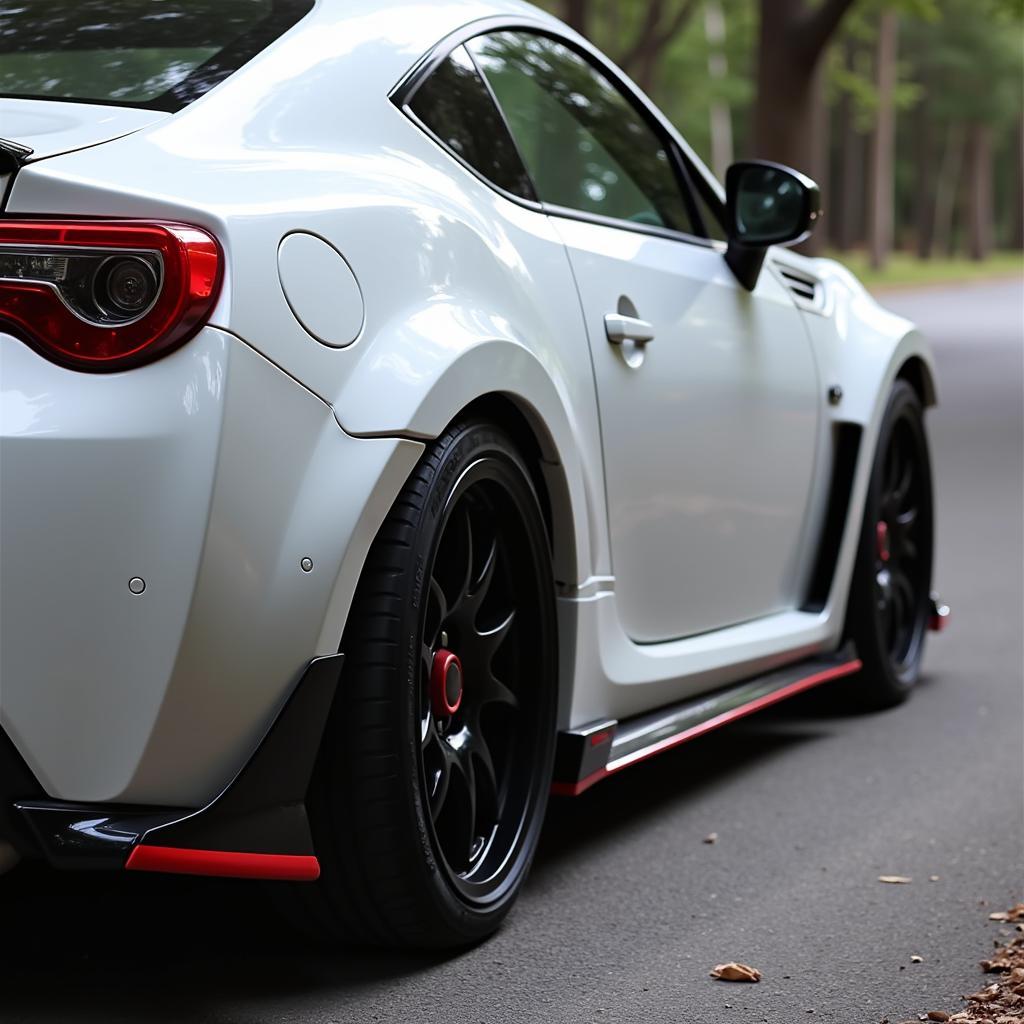 RocketBunny BRZ Side Profile Detail