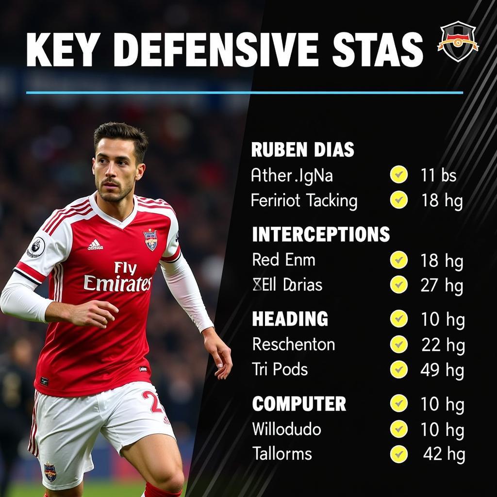 Ruben Dias FIFA 23 Defensive Stats