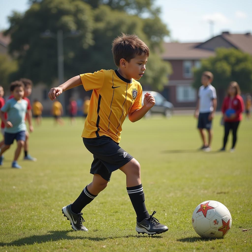 Ruben Lopez in his early football years