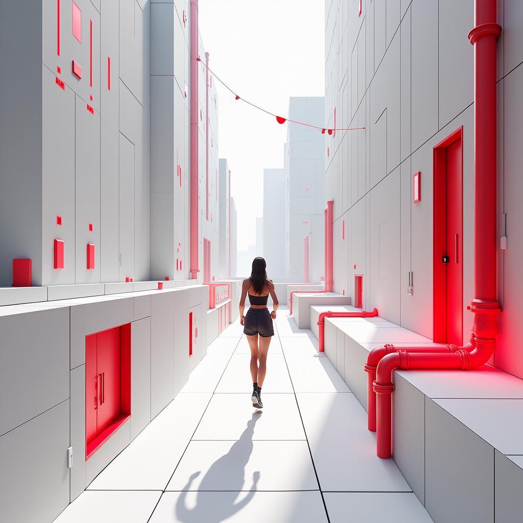 Runner Vision in Mirror's Edge