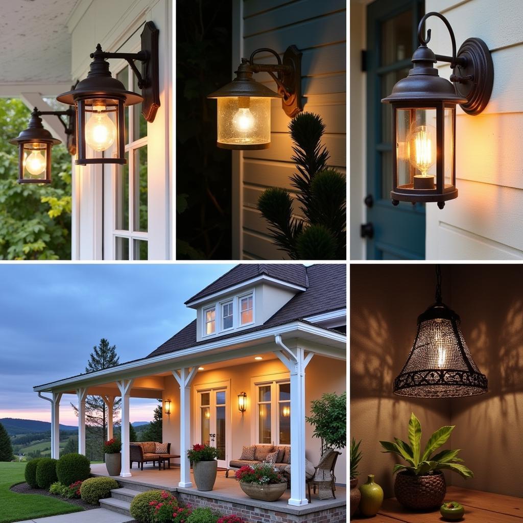 Rustic Country Lighting for Farmhouse Style