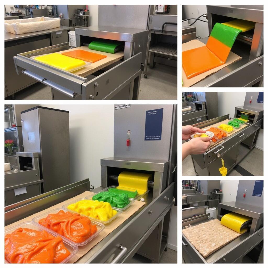 Modern salt water taffy pulling and packaging process