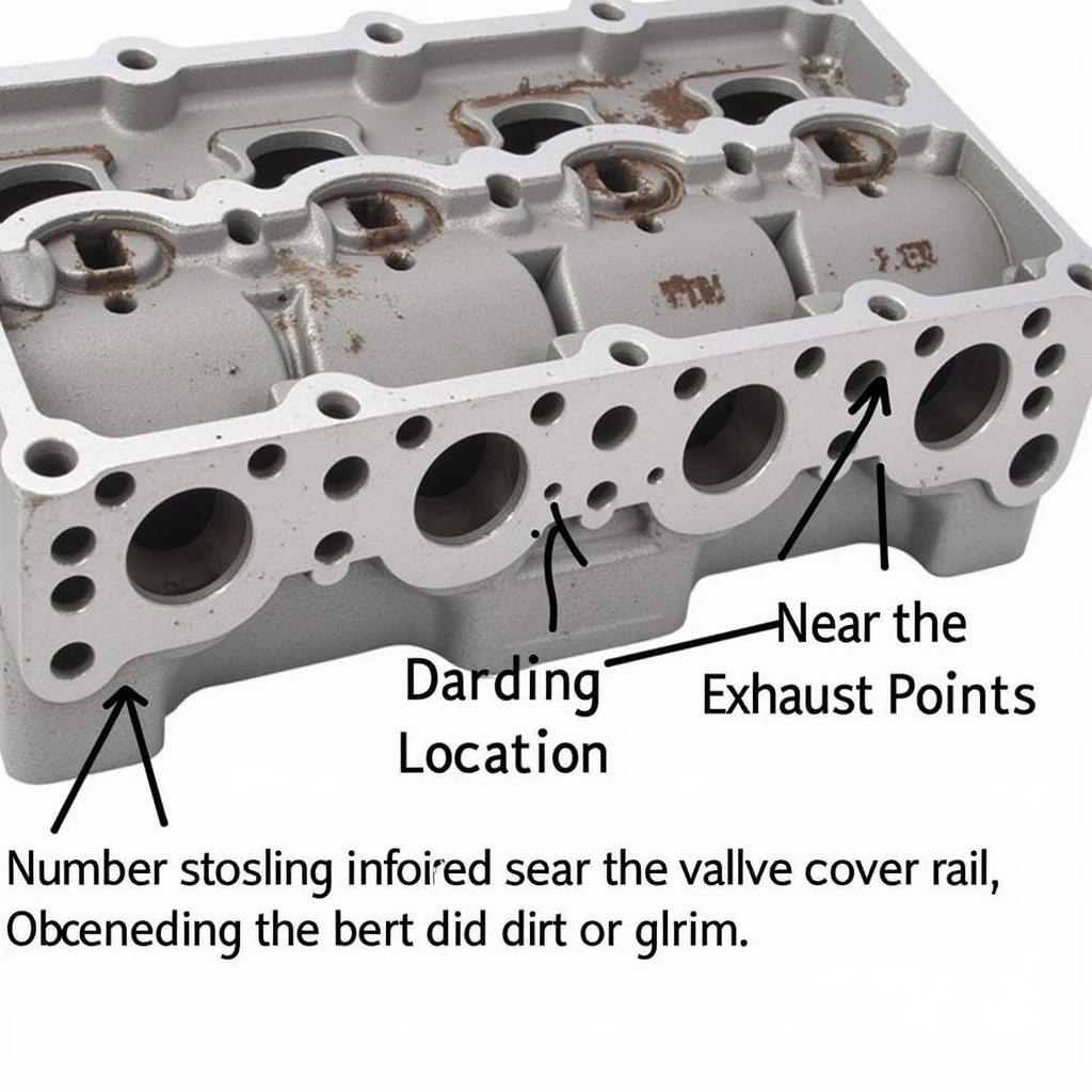 SBC Head Casting Number Location