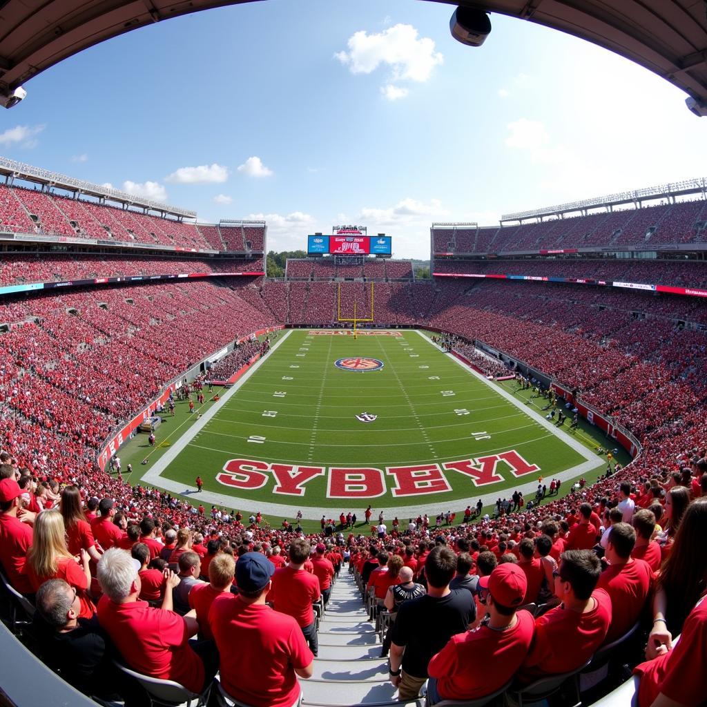 SEC Game Day Stadium Atmosphere