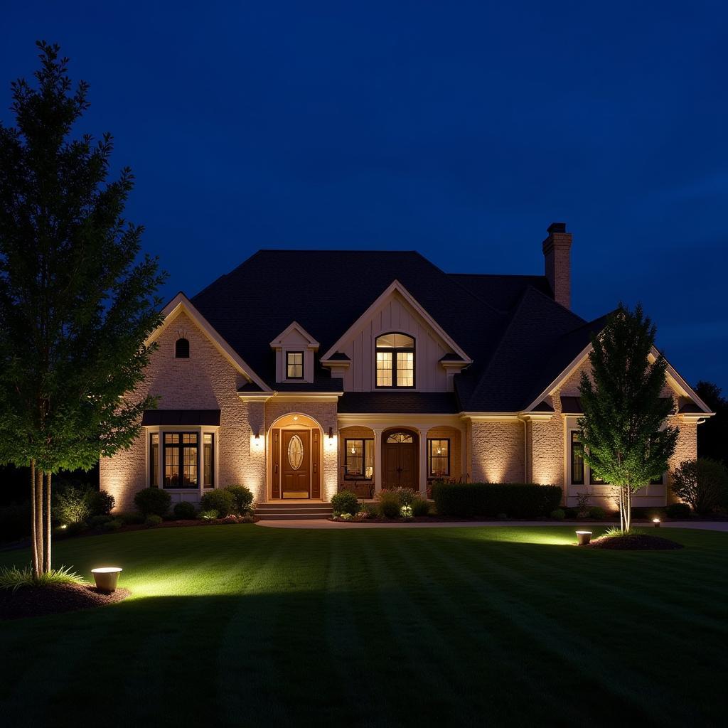 Security Lighting for Country Homes at Night