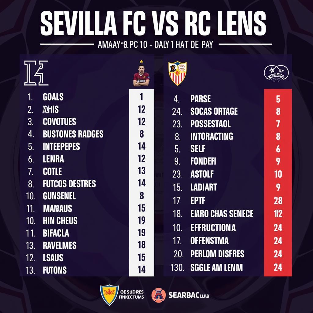 Sevilla FC vs RC Lens Statistical Overview