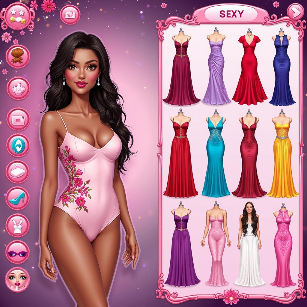 Character Creation in Sexy Dress Up Games