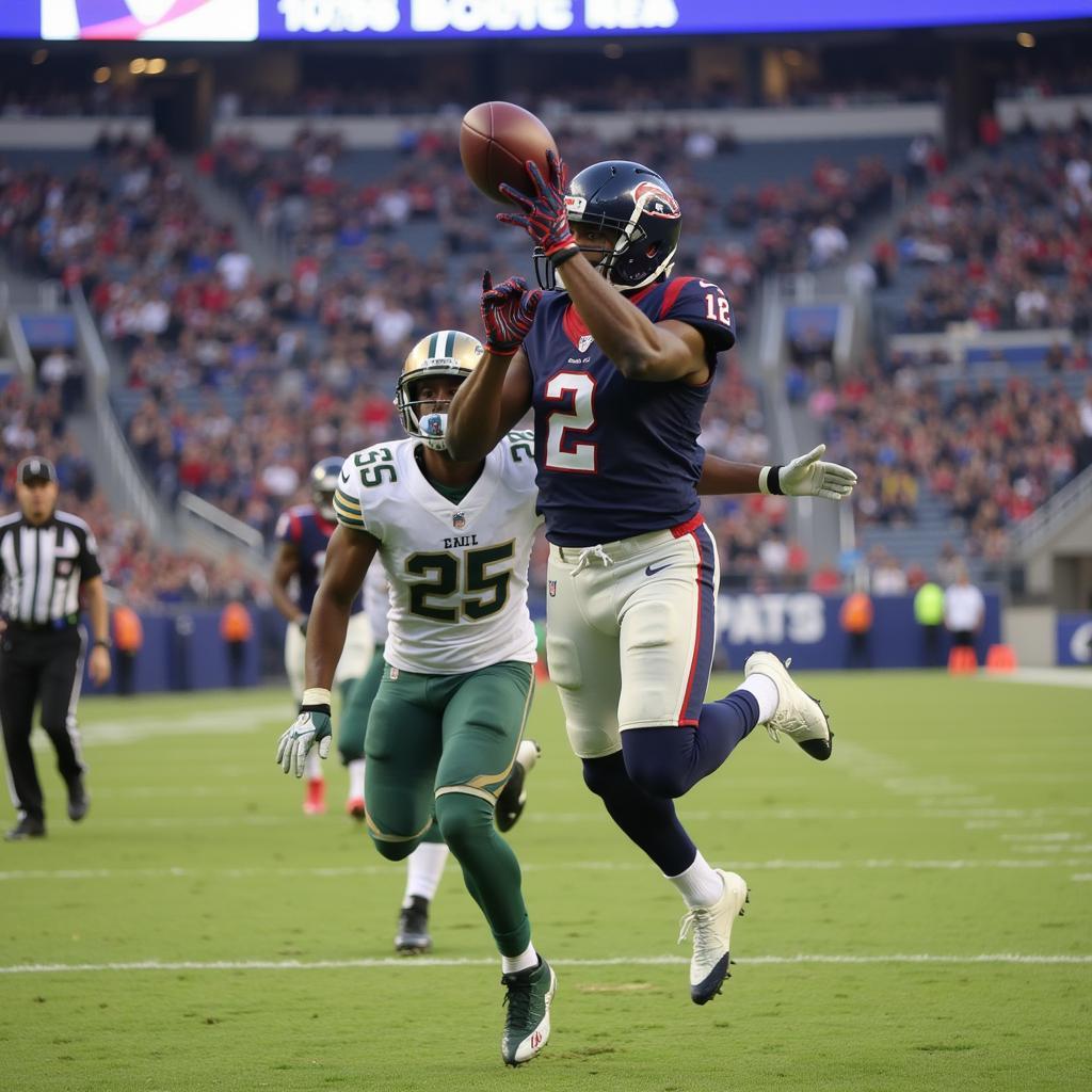 Shaquille Leonard Intercepting a Pass