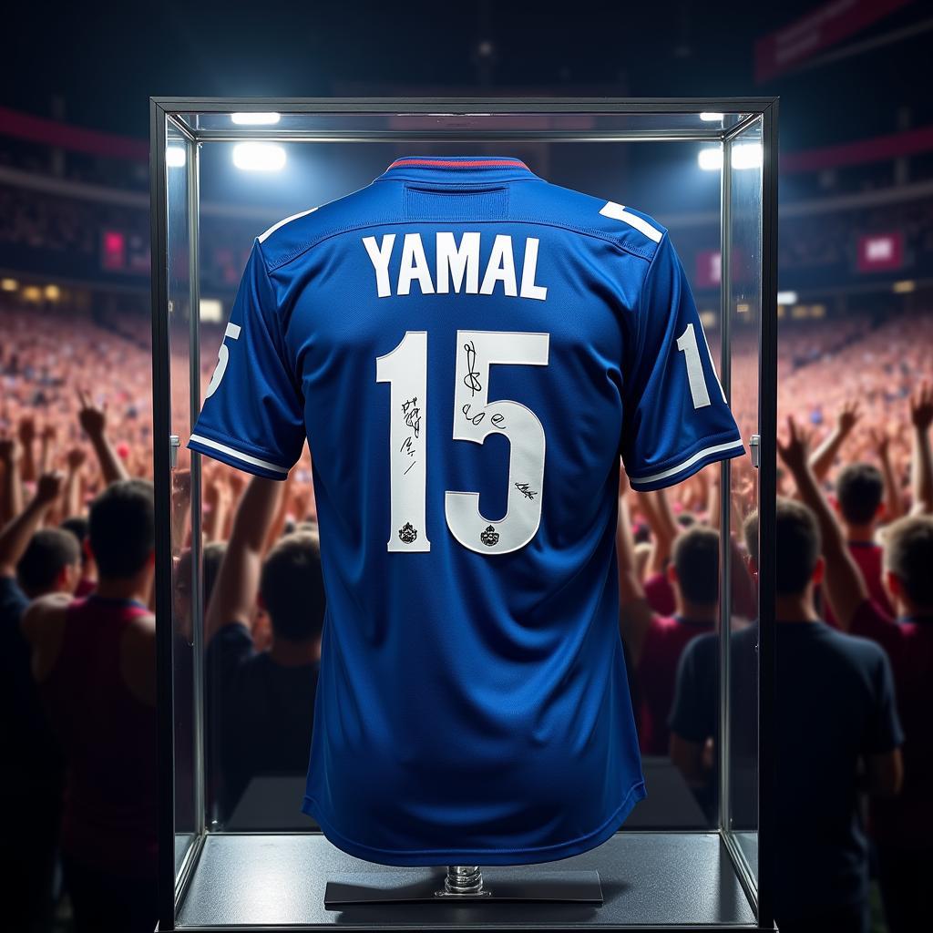 Signed Yamal Jersey Memorabilia