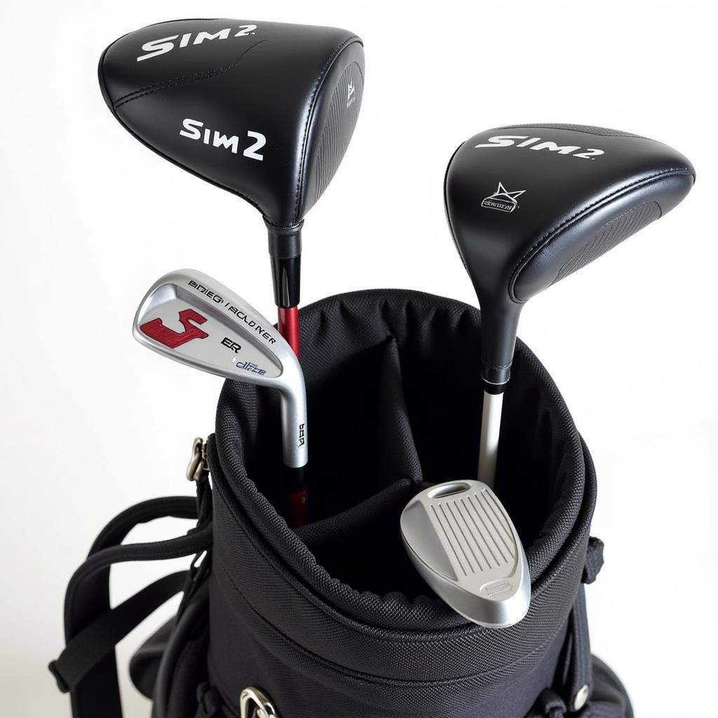 Sim 2 Head Cover in Golf Bag