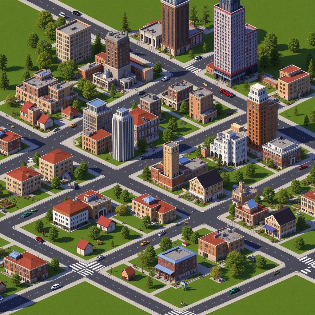 Thriving City in The Sims 2