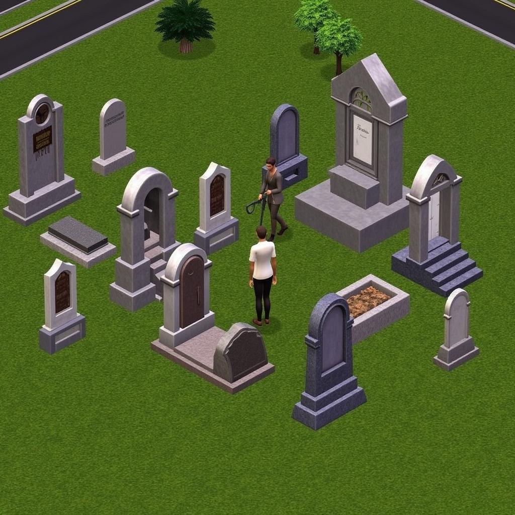 Sims 2 Graveyard Overview