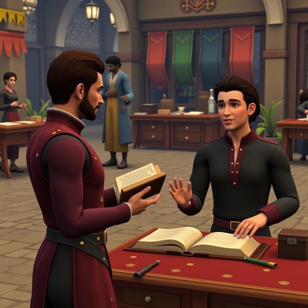 Sim Selling Books from the Scriptorium