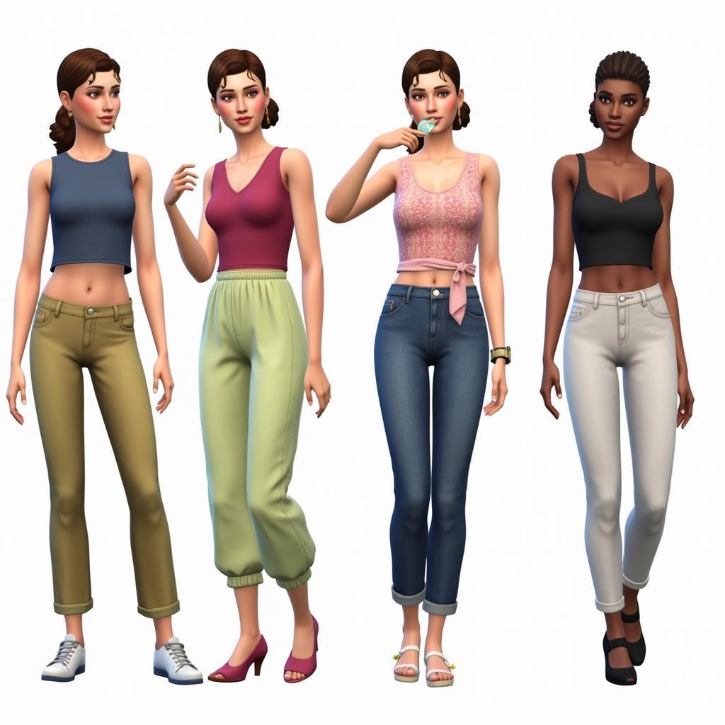 Sims 4 Accessory Pants Styling Tips