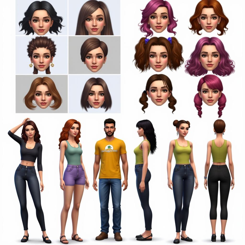 Sims 4 HQ Mod CAS Customization