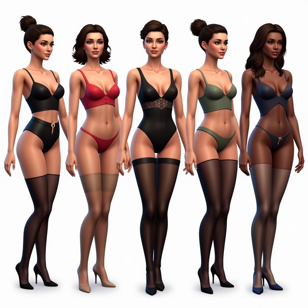 Sims 4 Custom Content Stockings