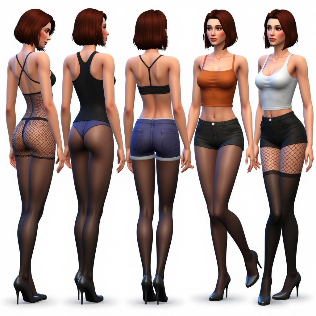 Variety of Sims 4 Stockings