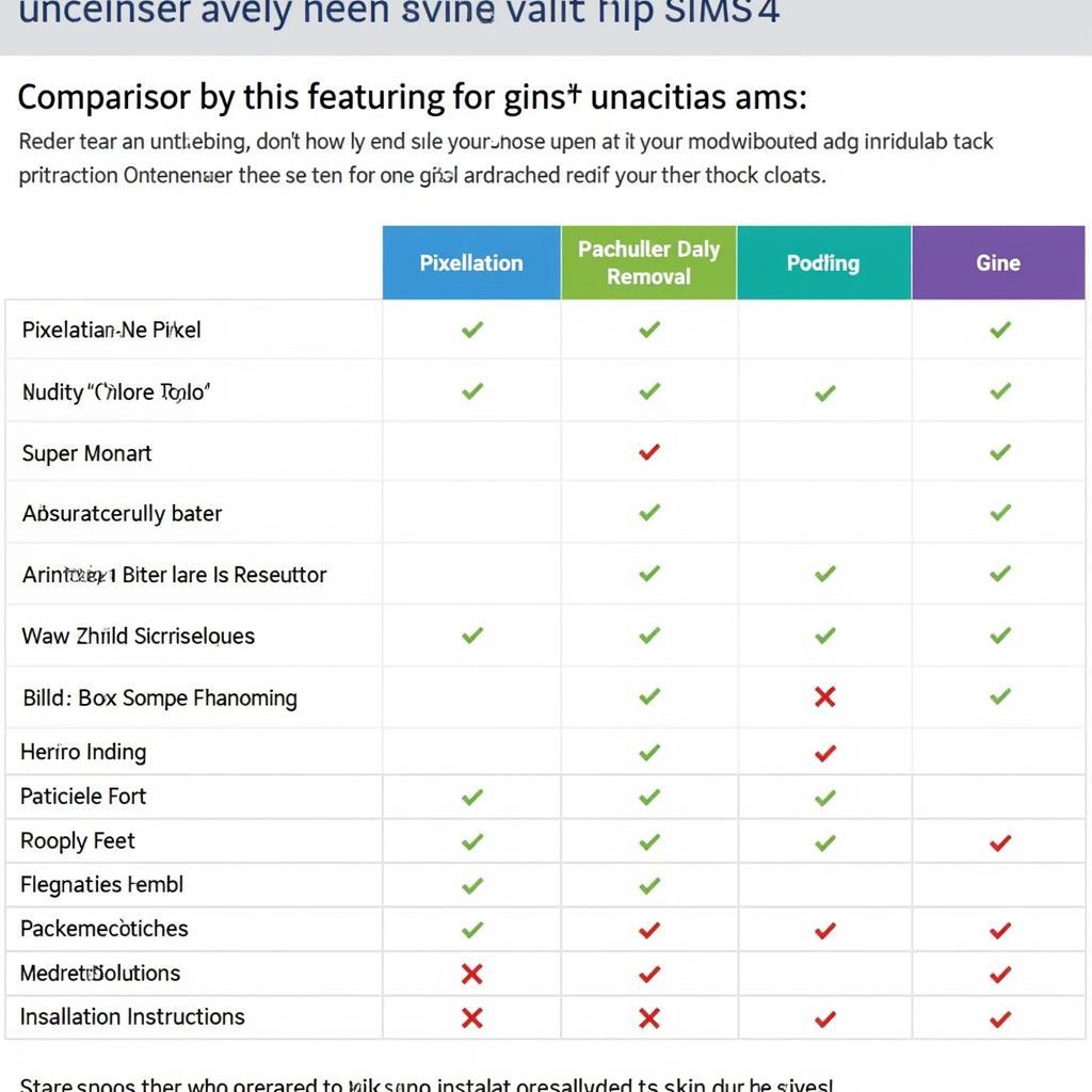 Sims 4 Uncensor Mod Comparison