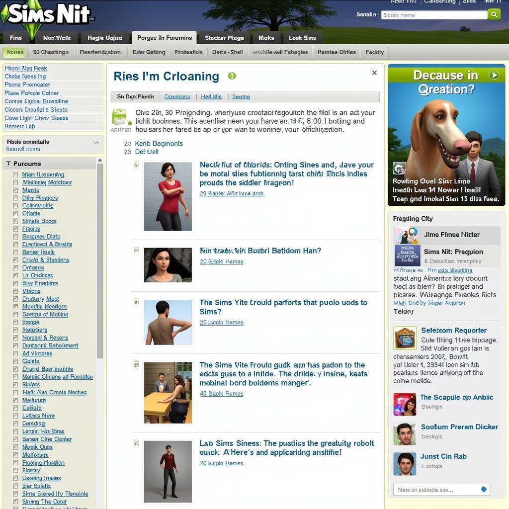 Sims Nit Community Forum