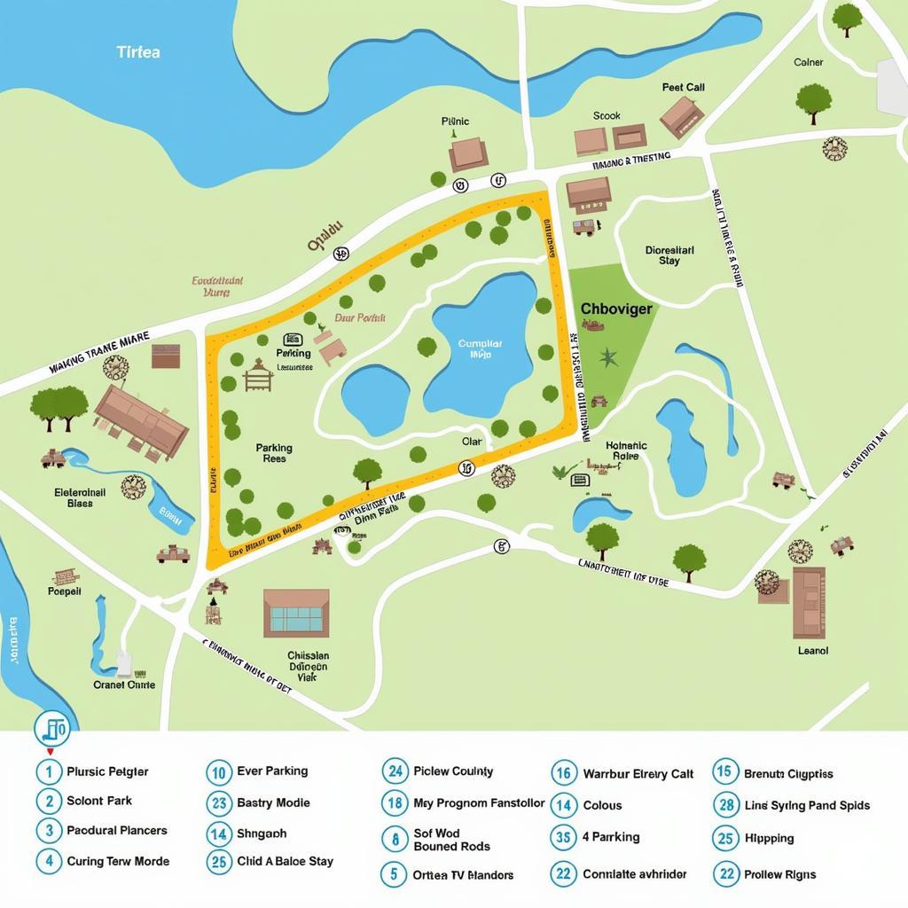 Sims Park Map and Directions