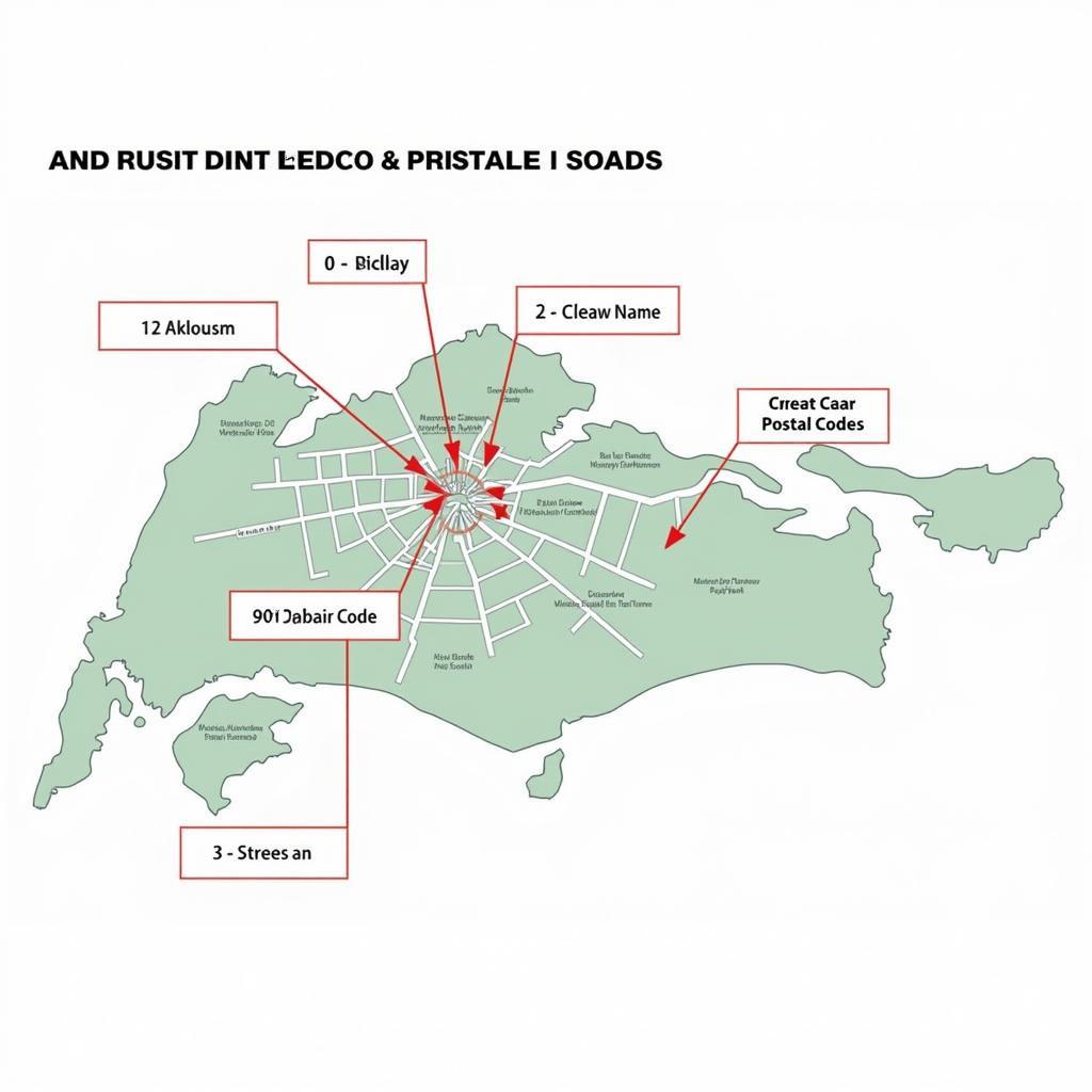 Singapore Addressing System Map