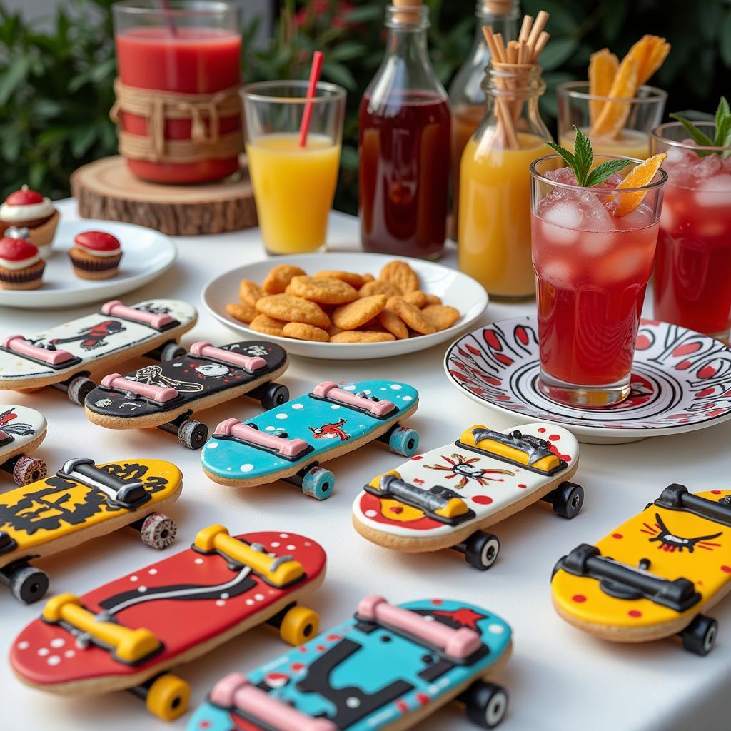 Skateboard Cookie Party