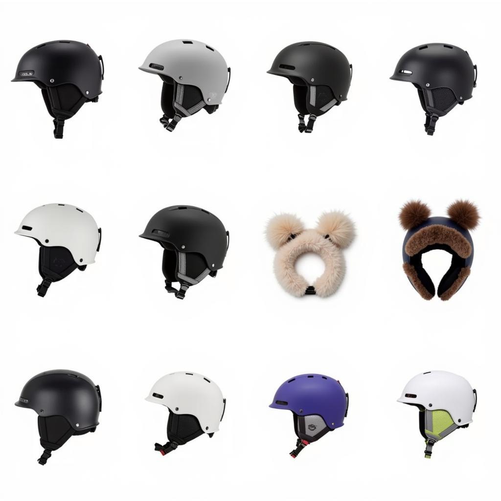 Ski Helmet with Ears - Different Ear Types