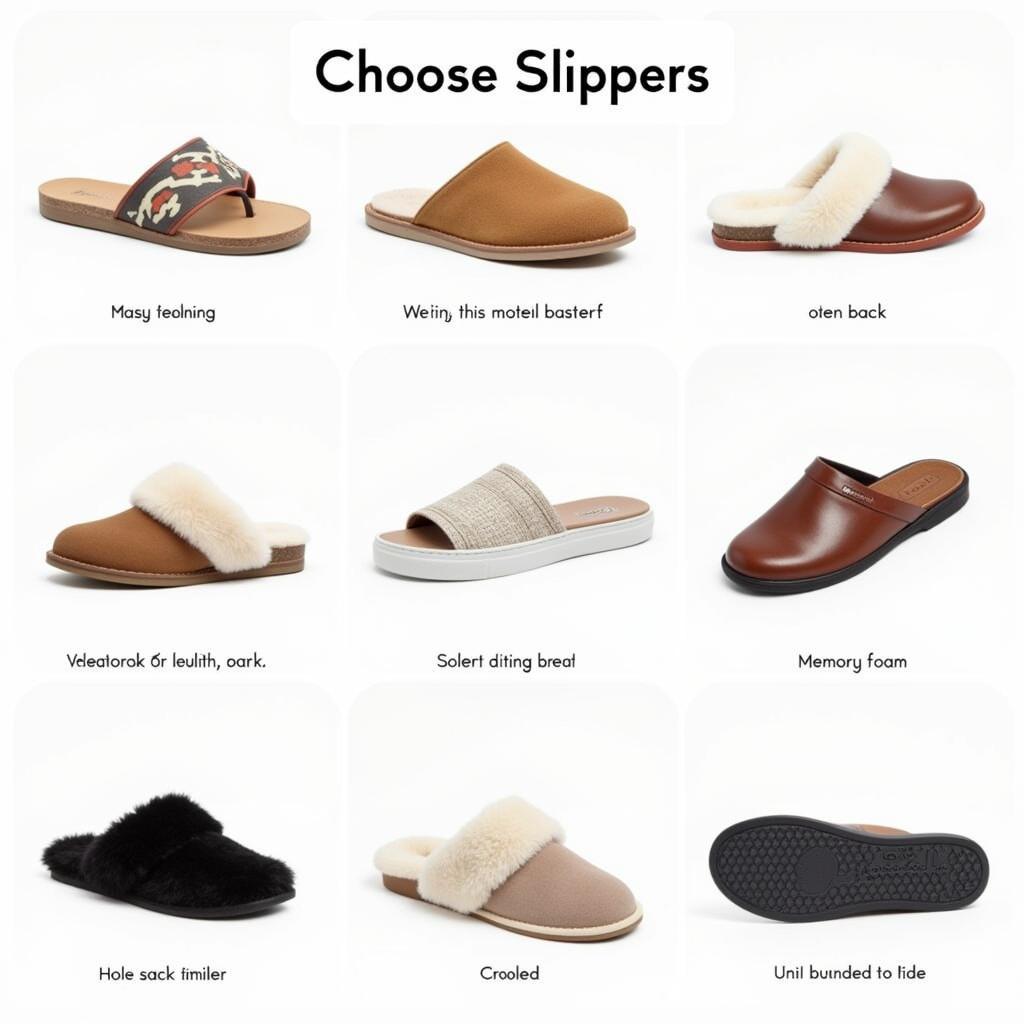 Finding the right slippers for comfort and support.