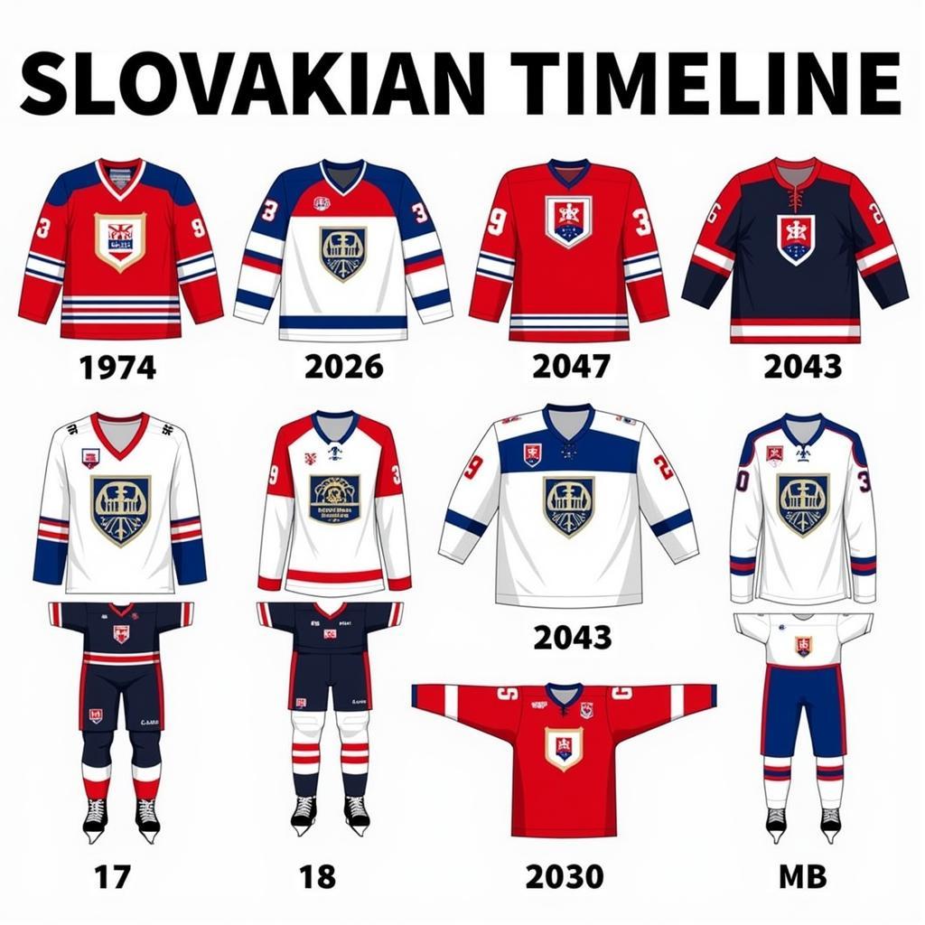 History of Slovakian National Hockey Team Jerseys