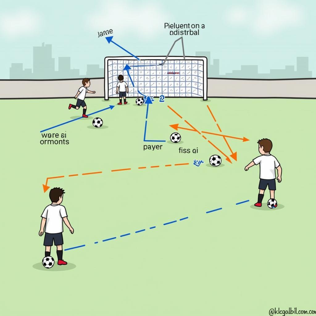 Visualizing soccer scenarios