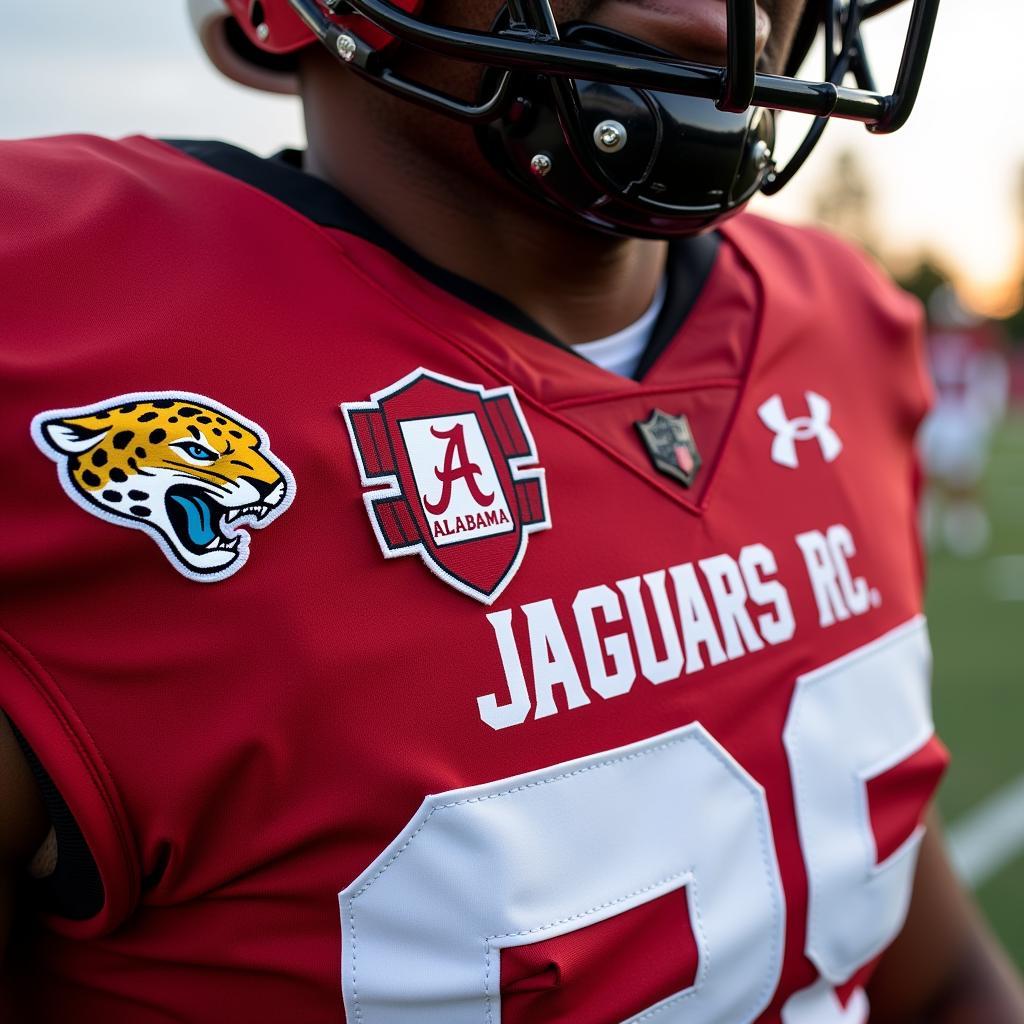 South Alabama Jaguars Football Uniforms - Modern Design