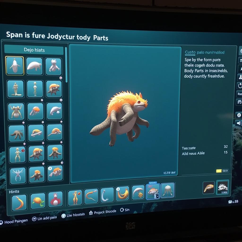 Spore Creatures ROM Creature Editor