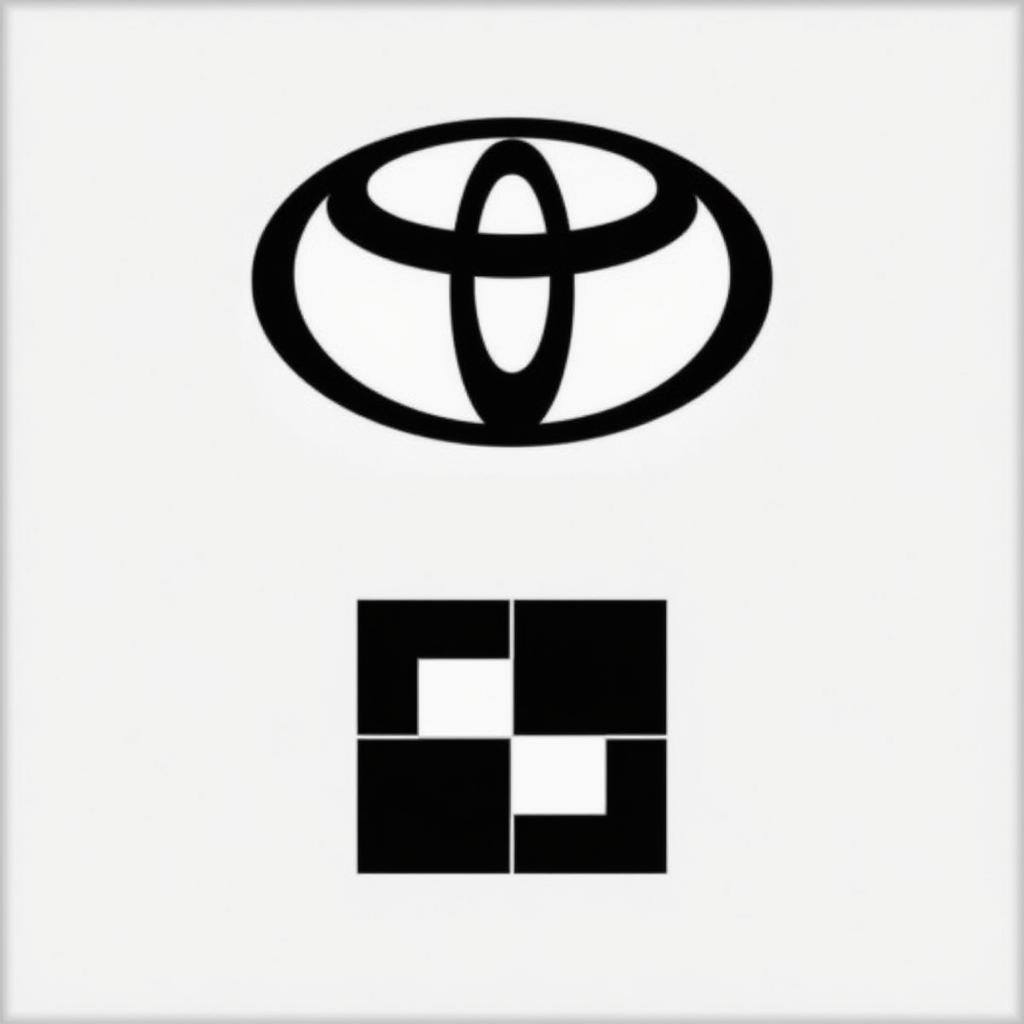 Square and Rectangular Car Logos: Toyota and Another Example