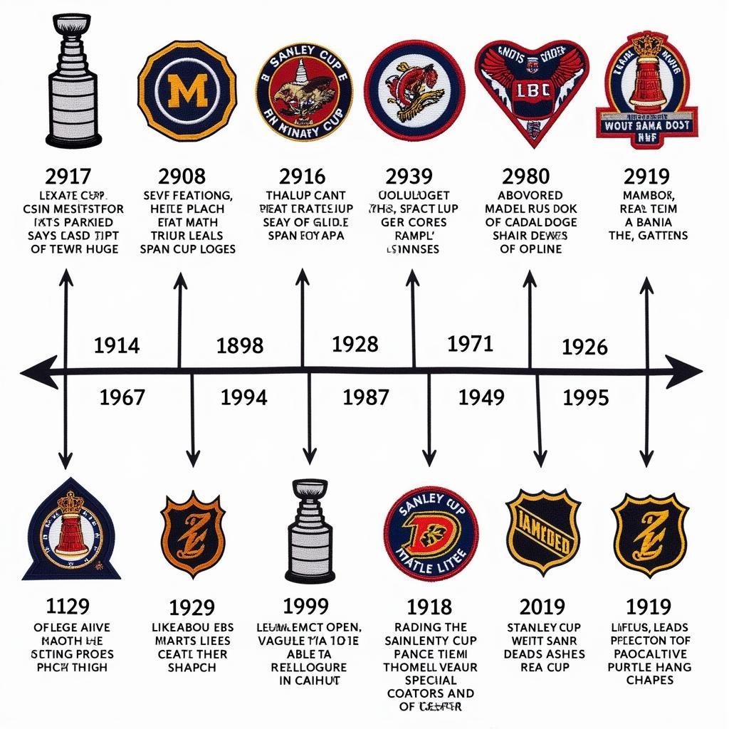 Evolution of Stanley Cup Patches Through the Years