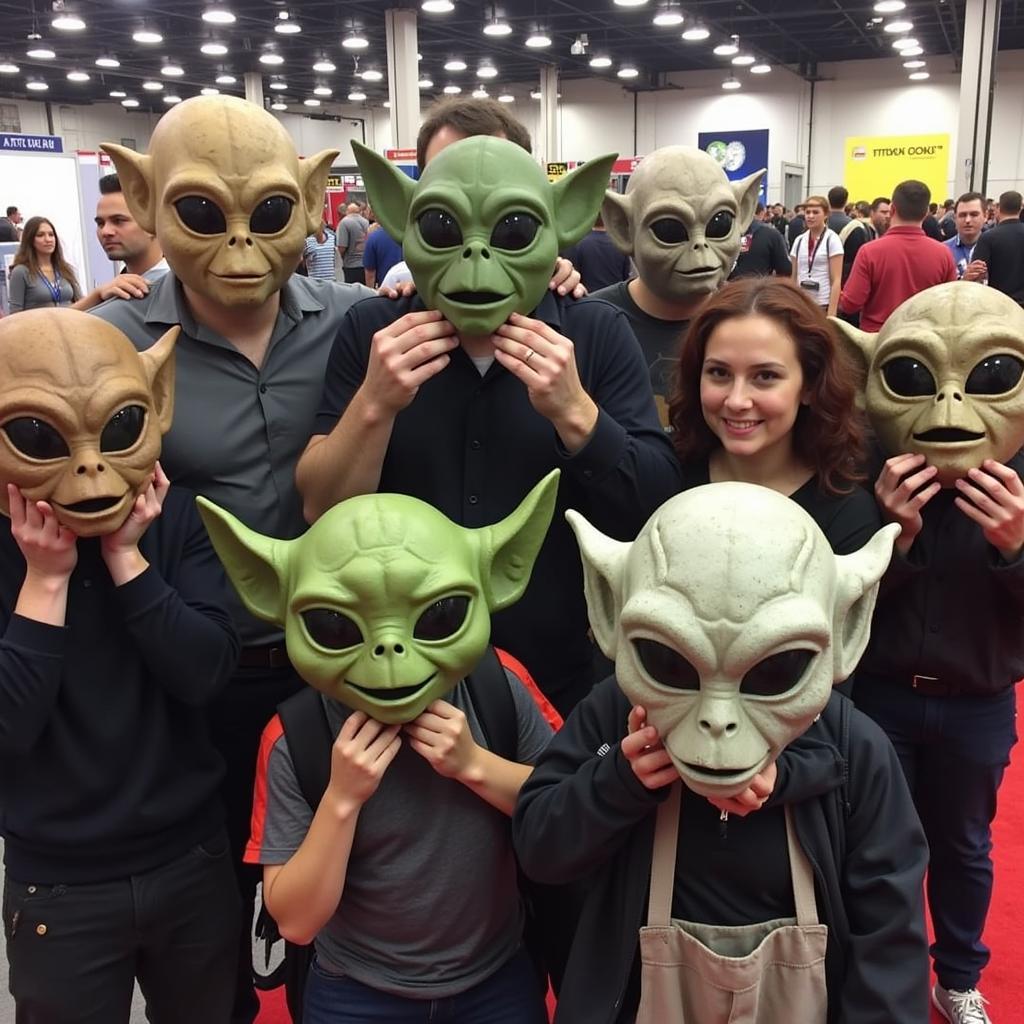 Star Wars Alien Mask Cosplay Event: Fans Showcasing Their Creations