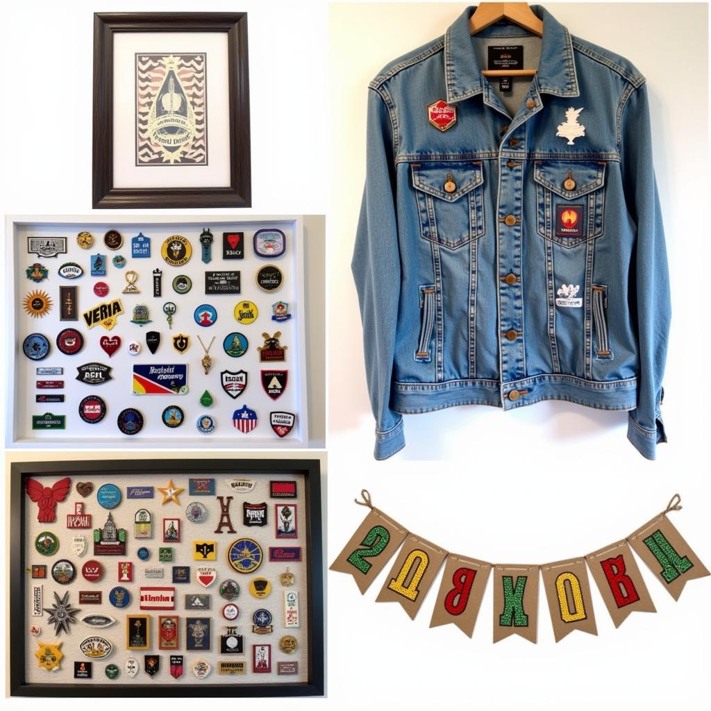 Creative ways to display a Star Wars patch collection