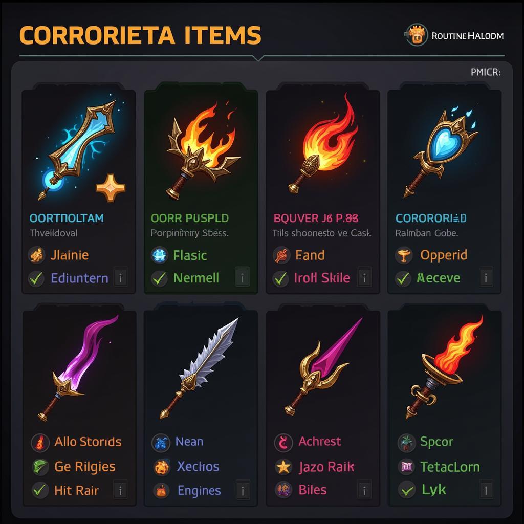 Choosing the Right Corrupted Item