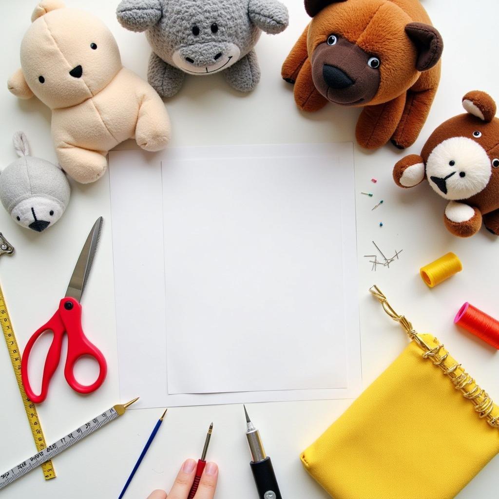 Setting up a Workspace for Stuffed Animal Making