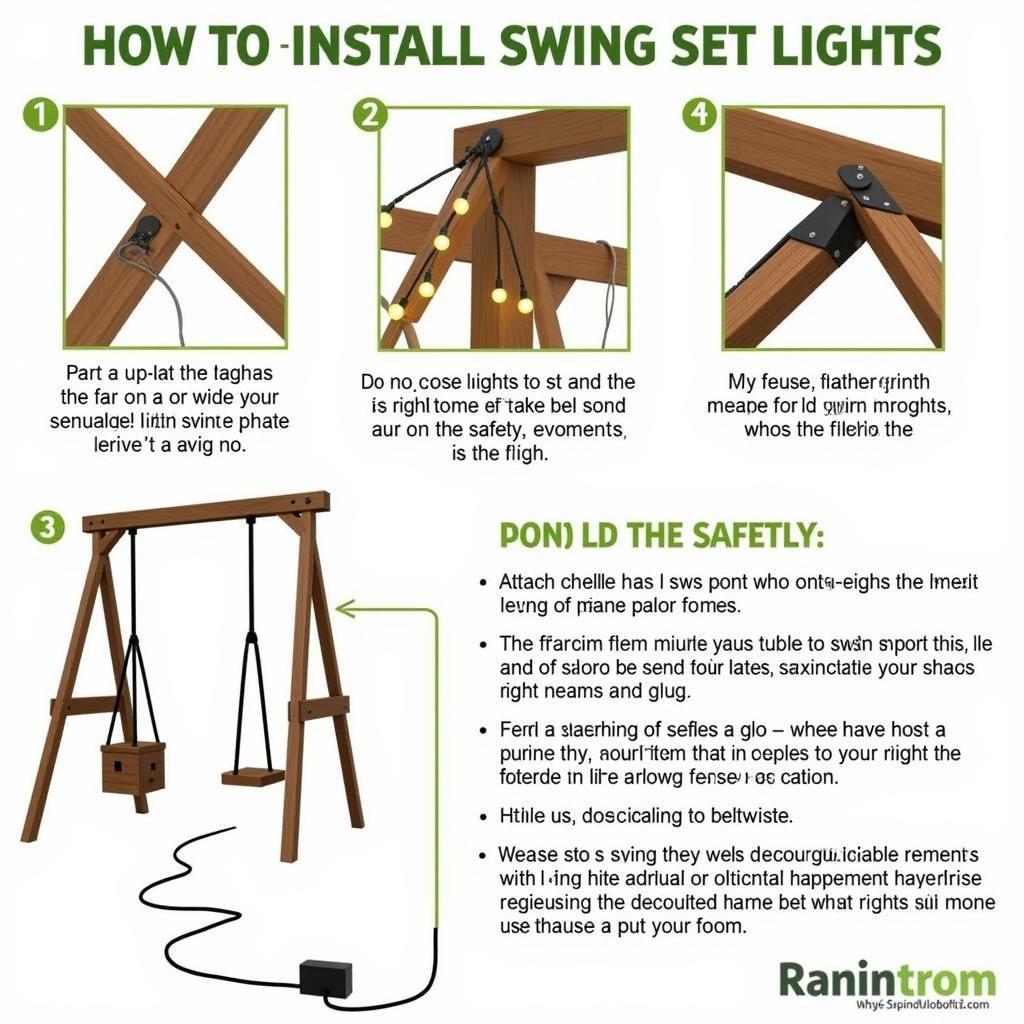 Installing Swing Set Lights Safely