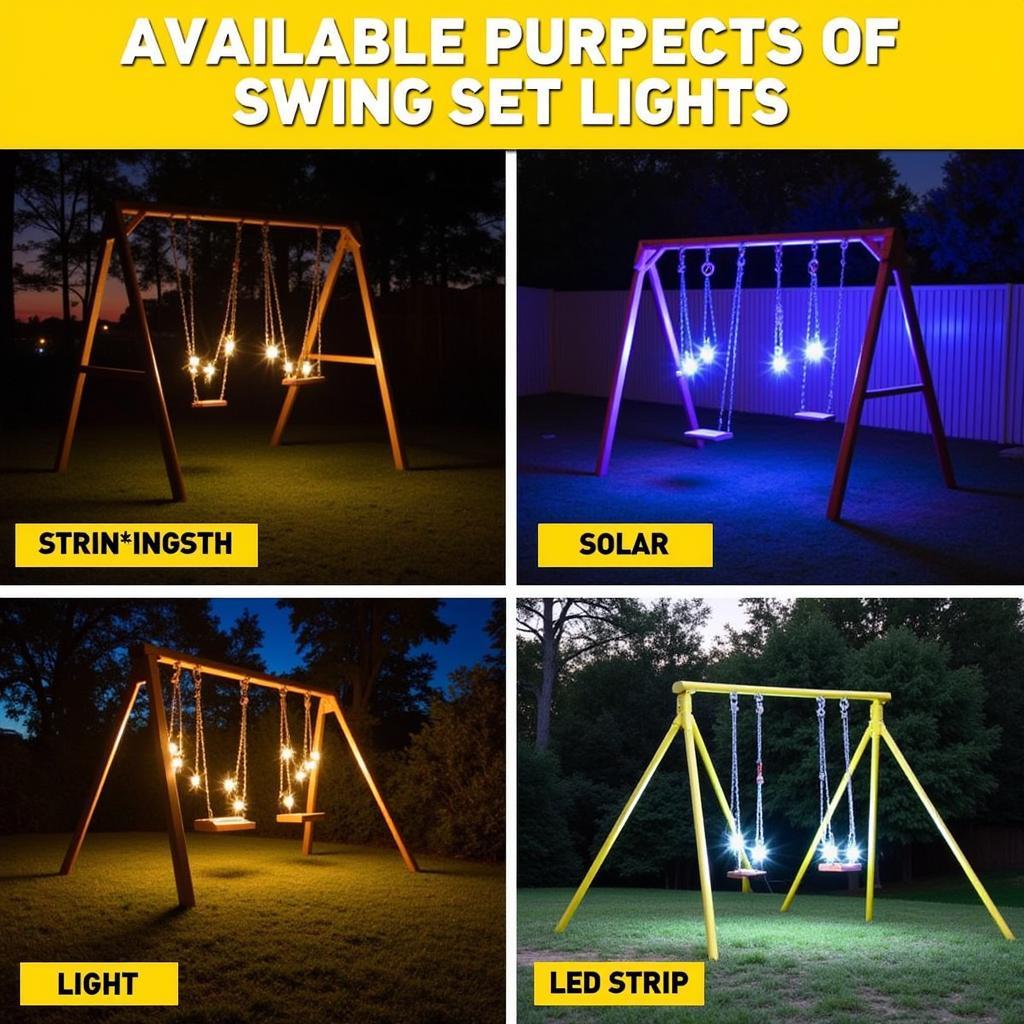 Different Types of Swing Set Lights