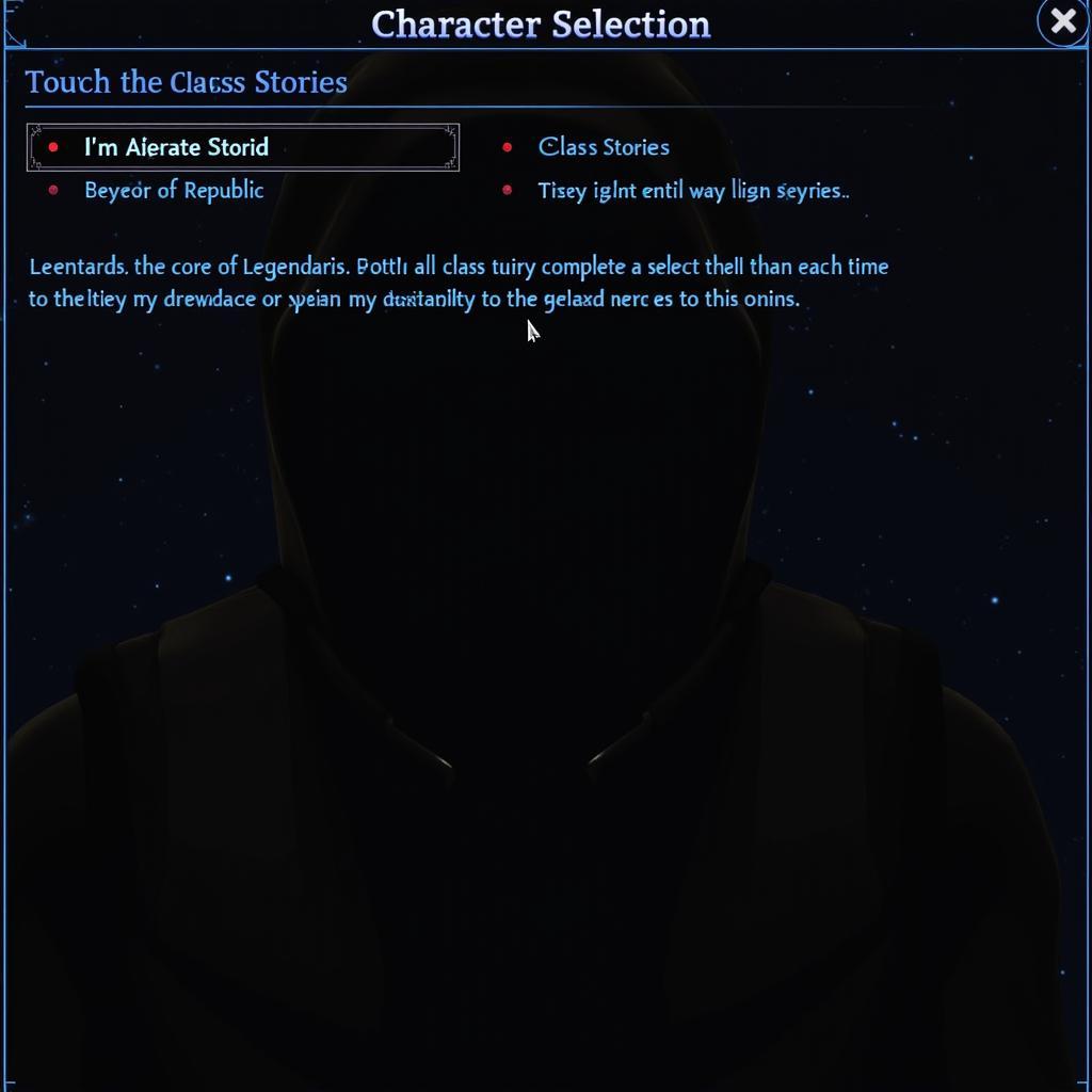 SWTOR Legendary Player Class Story Completion