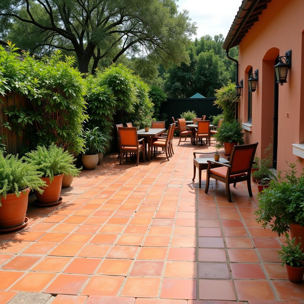 Terracotta Tiles Patio