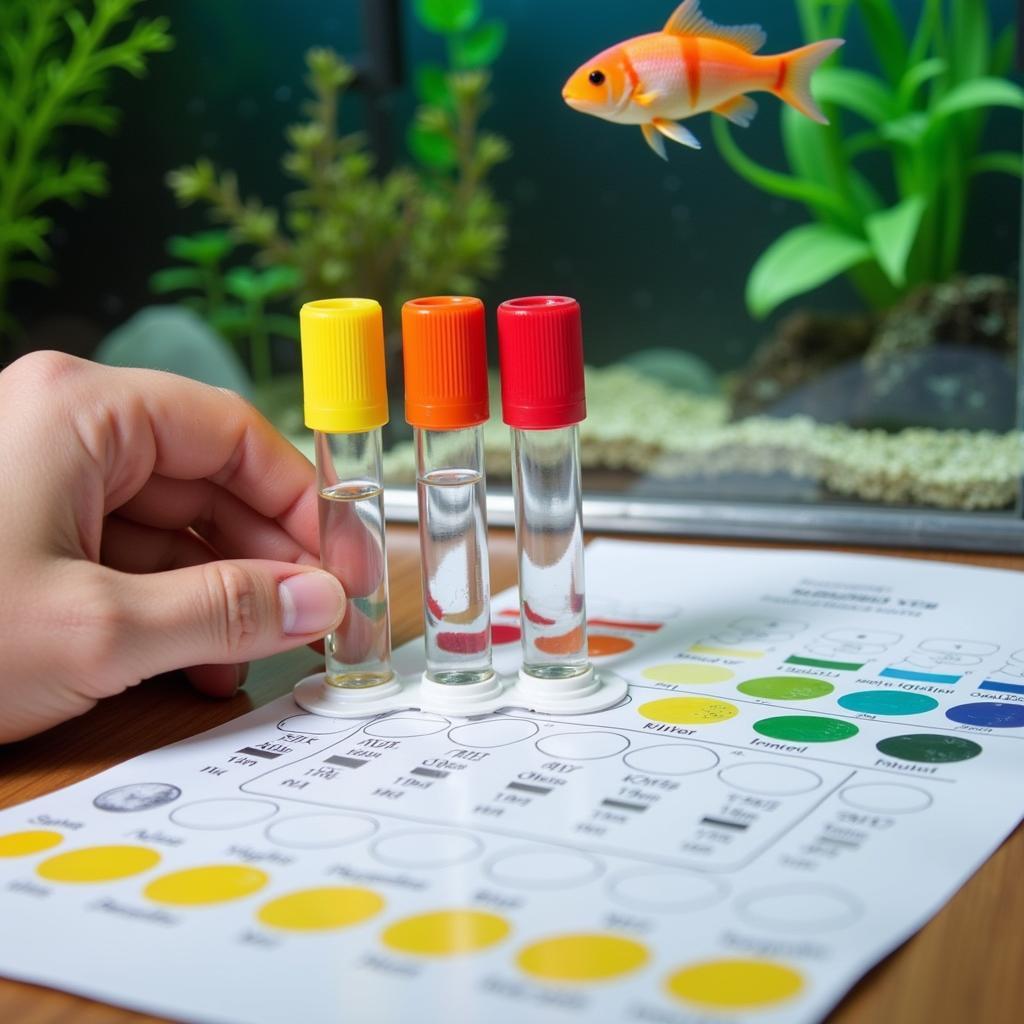 Testing Aquarium Water Parameters